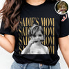 Personalized Vintage Photo Mom, Grandma, Dad, Grandpa Family Dark Shirt HA75 921508