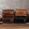 Personalized Men's Leather Toiletry Bag Birthday, Christmas, Anniversary Gift for Him CH07 896692