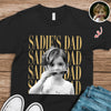 Personalized Vintage Photo Dad, Mom, Grandpa, Grandma Family Dark Shirt HA75 921402
