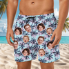 Custom Human Face Photo On Family Beach Short TH10 892649