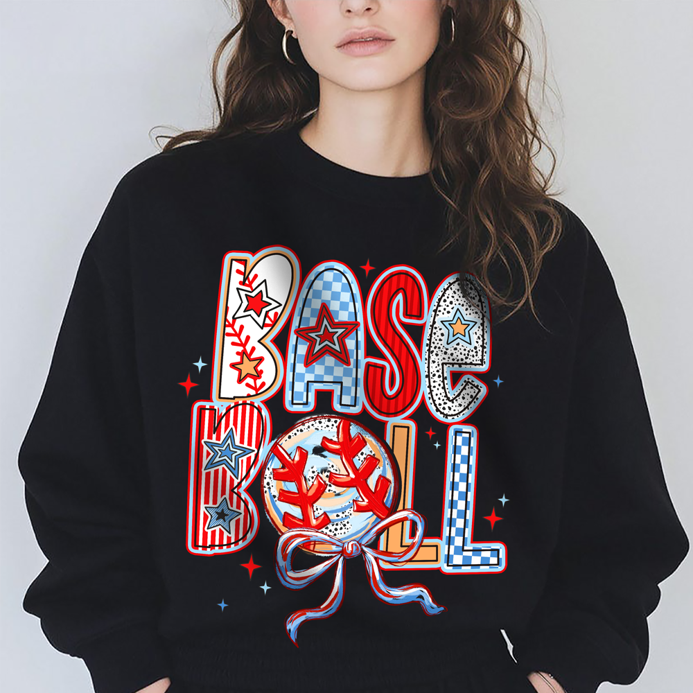 Baseball Mom Game Day Coquette Family Dark Sweatshirt HO82 893546