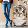 Personalized Dog Cat Photo Luggage Cover, Custom Funny Travel Suitcase Cover, Unique Travel Gift HA75 922082