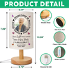 Custom Photo Always In Our Thoughts Memorial Fabric Lamp HA75 892358