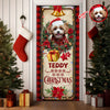 Custom Dog Photo Christmas Decoration Door Cover HO82 900260