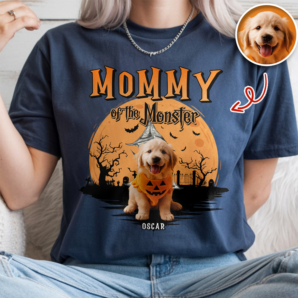 Mother Of Monsters Custom Dog Cat Photo Halloween Comfort Color Shirt CH07 899432