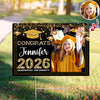 Personalized Congrats Class Of 2026 Yard Sign Party Decor for Graduate CH07 910708