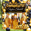 Custom Photo Congrats 2026 Graduation Balloons Backdrop HA75 920468
