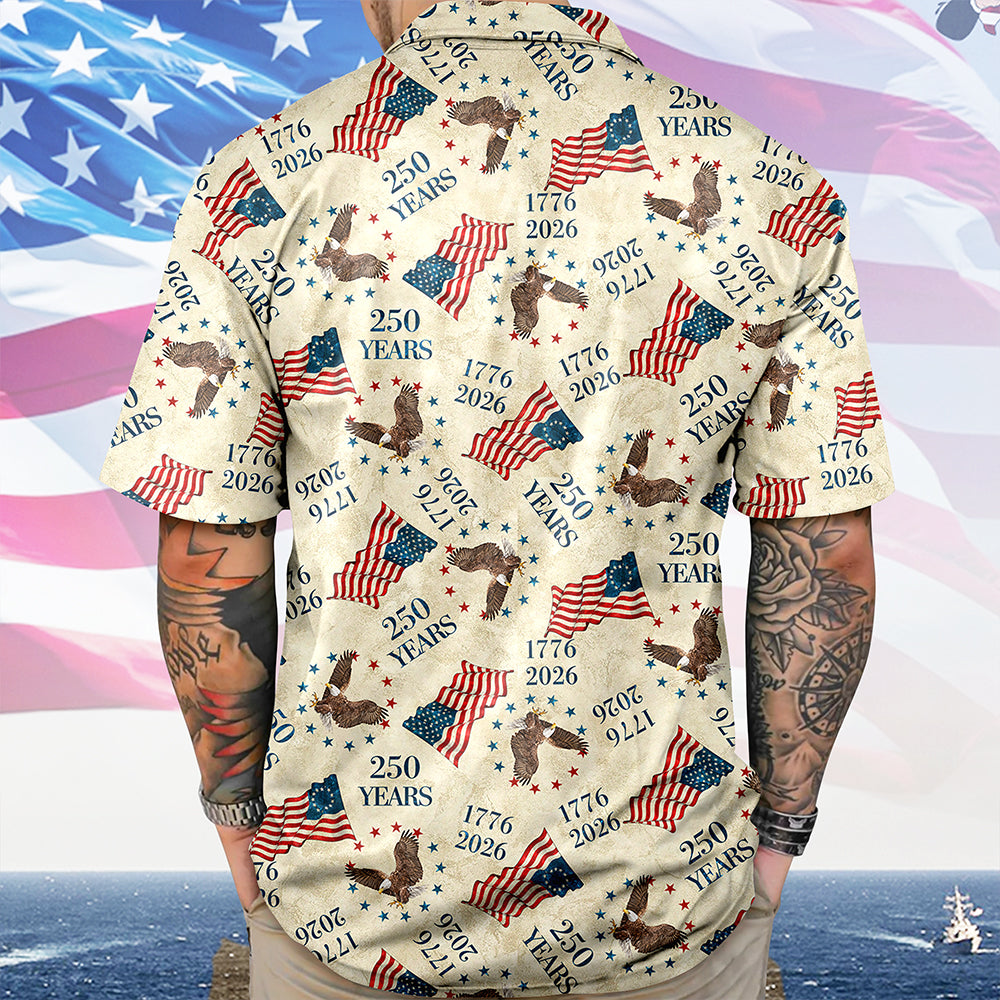 Personalized America 250th Birthday Hawaii Shirt HO82 901454