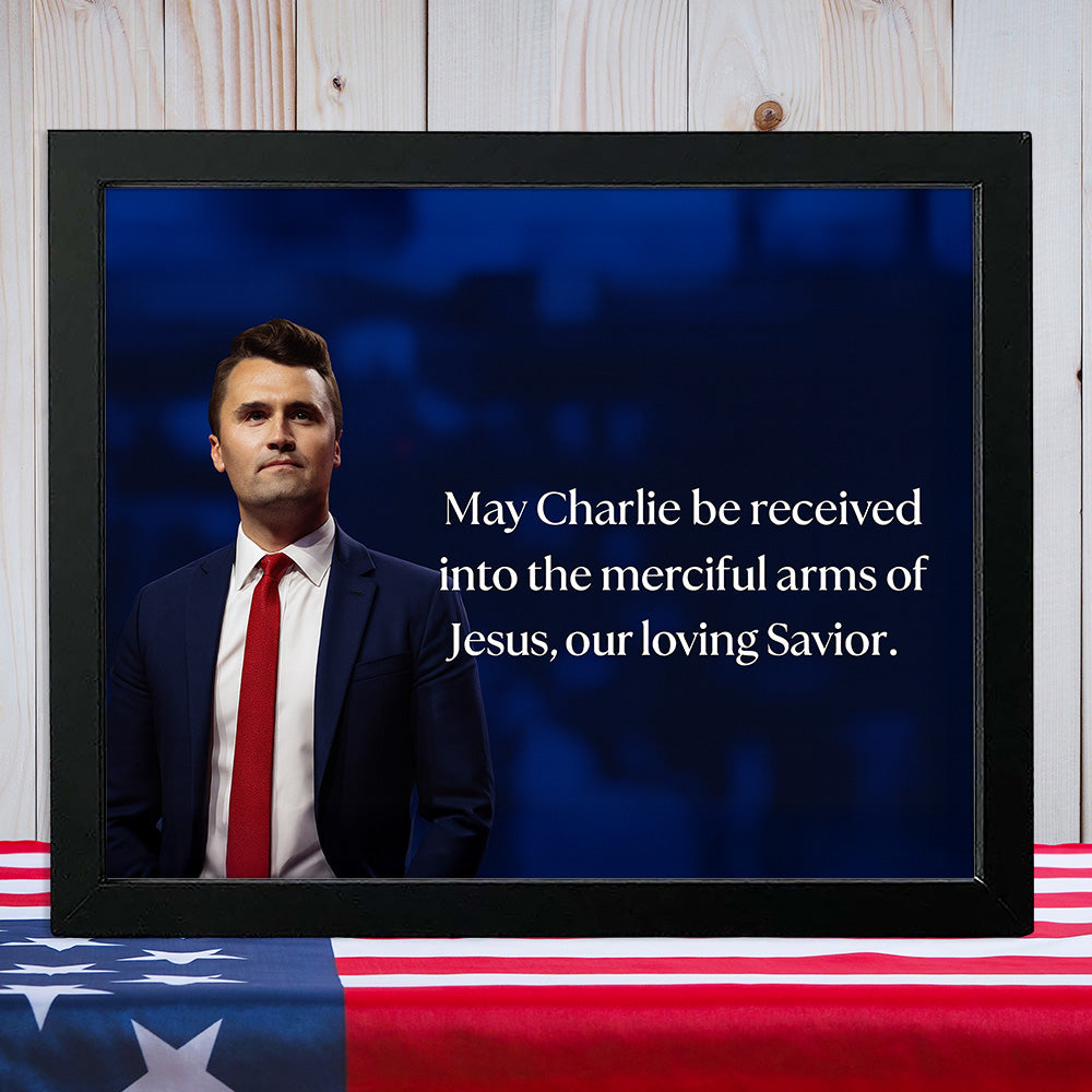 Our Loving Savior Charlie Kirk Picture Frame TH10 64463