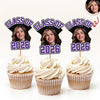 Custom Cute Face Class of 2026 Cupcake Toppers Graduation Party Favors LM32 899395