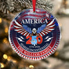 250 Years America Semiquincentennial Personalized Glass Ornament HA75 898538