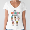 Custom Photo This Grandma, Mom Belongs To Shirt For Mother's Day HA75 891960