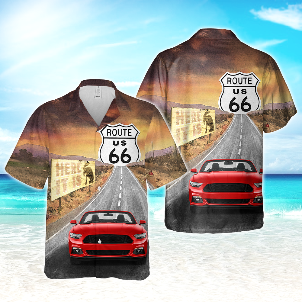 Upload Car Photo Route 66 Hawaii Shirt For Car Lover TH10 892631