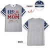 Custom Name USA Mom With America 250 AOP Shirt HO82 901914
