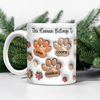 This Human Belongs To Me 3D Inflated Effect Mug For Dog Lover TH10 894729