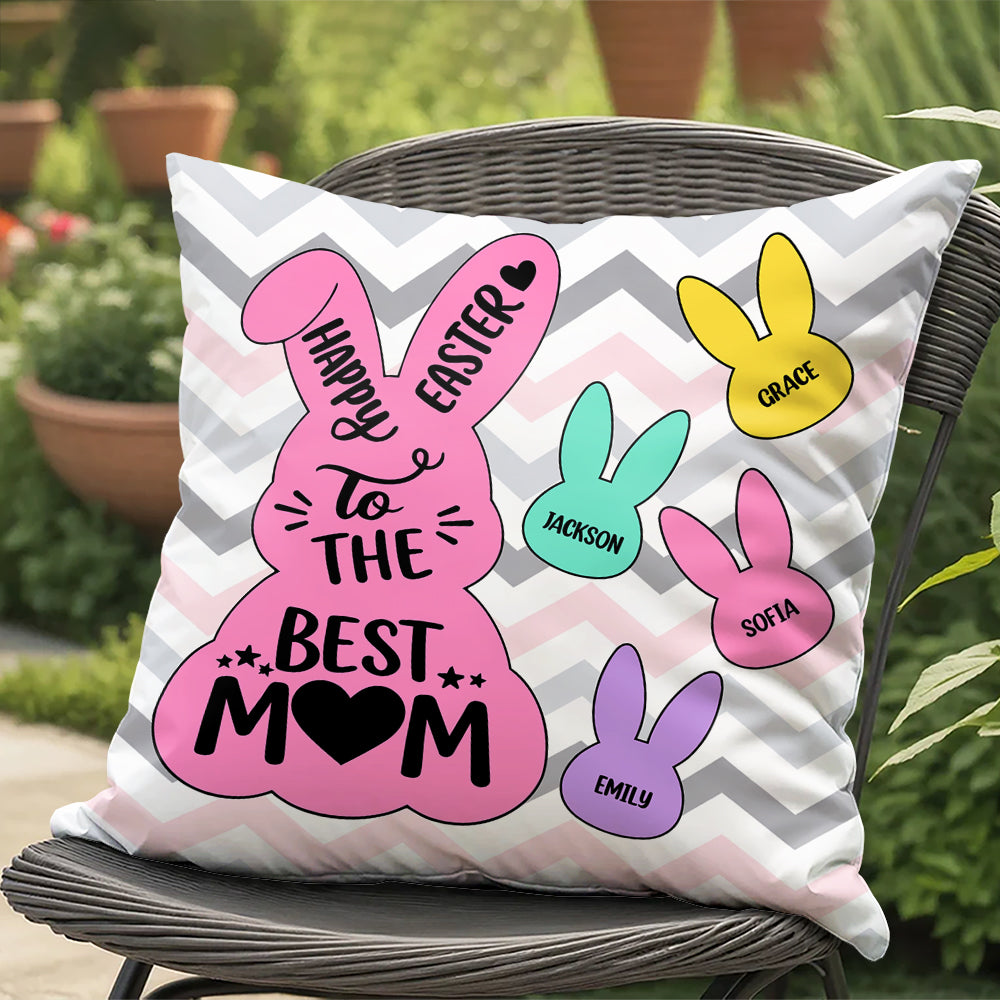 Personalized Happy Easter To The Best Mom Pillow HO82 901250