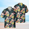 Custom Funny Photo Dog Flamingo Hawaii Shirt HA75 892226