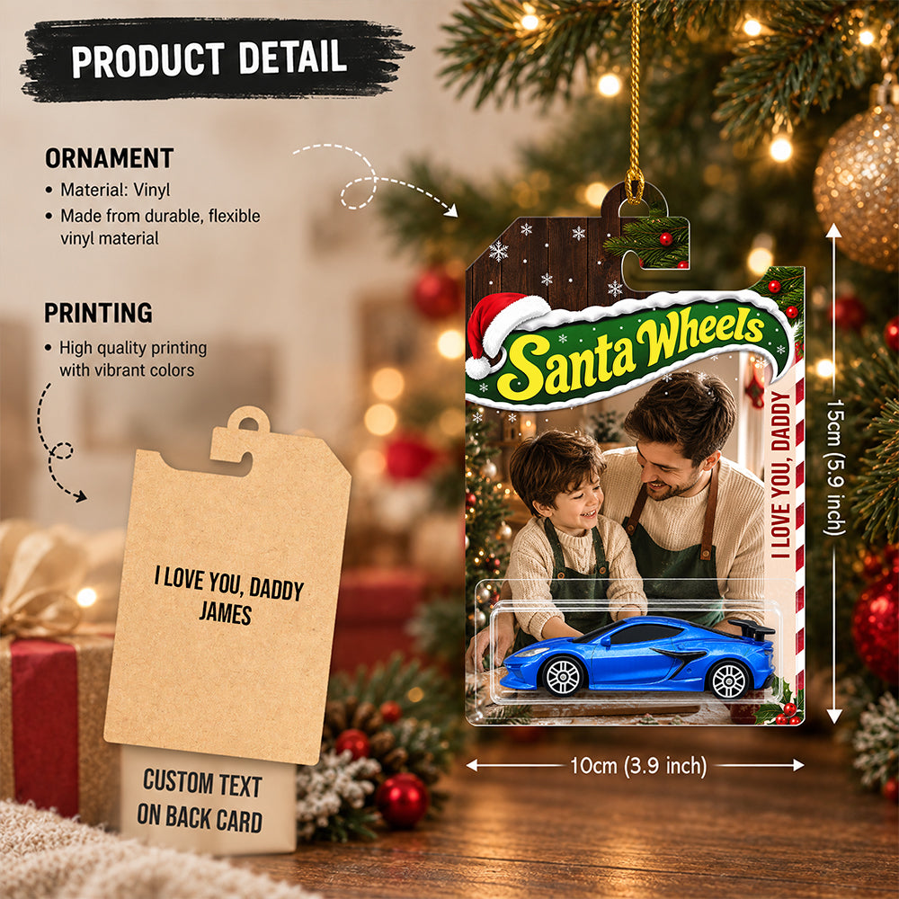 Personalized Santa Wheels Christmas Ornament Family Christmas Gift CH07 180600