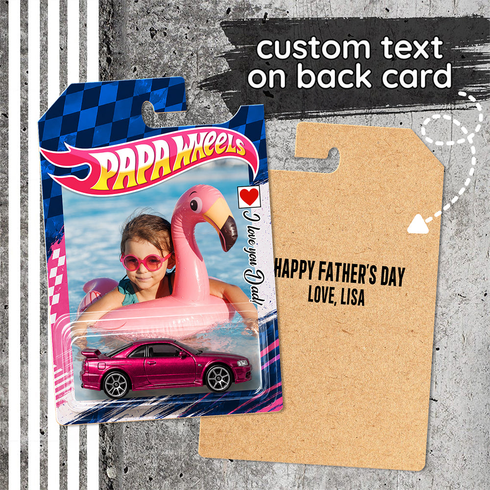 Personalized Love You Dad Wheels Packaging for Dad, Father's Day Custom Collector Gift HA75 921532