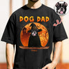 Dog Dad Dog Mom Dark Night - Custom Dog Halloween Photo Comfort Color Shirt Gift For Dog Lovers CH07 899436
