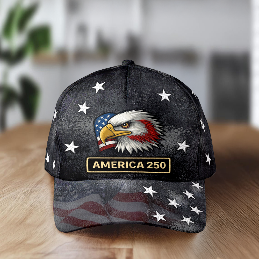 America 250 Years of Freedom Classic Cap America 250th Anniversary 1776 2026 Cap CH07 896982