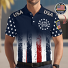 Custom Name USA 250 Years of Independence 1776–2026 American Flag Patriotic Polo Shirt HO82 902024