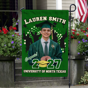 Custom Photo with Name Graduation Garden Flag - Unique Gift Idea for Grads LM32 893053
