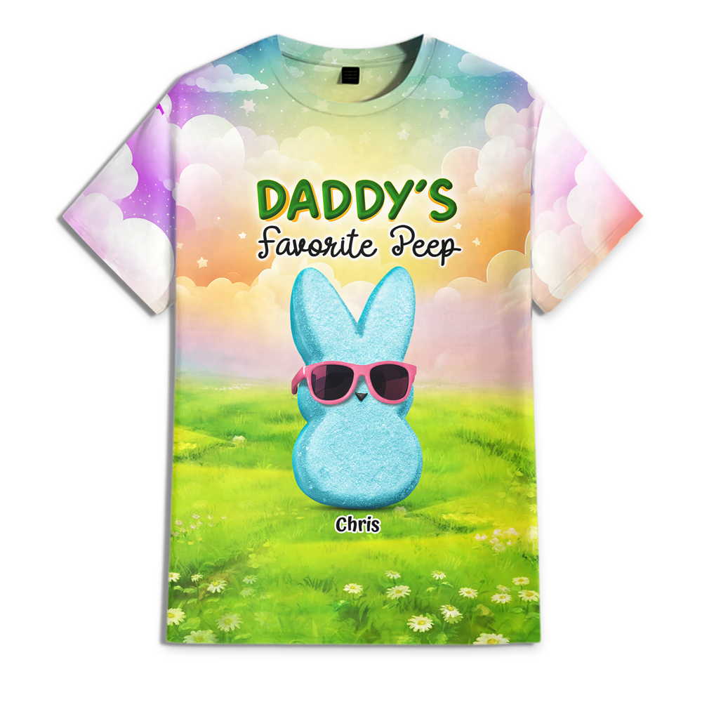 Personalized Grandma's Favorite Peeps Easter 3D Shirt Gift For Mom, Grandma HA75 891954