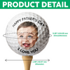 Custom Baby Photo First Father's Day Golf Ball For Golf-Loving Dad LM32 893471