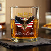 Custom Name God Bless US 250th Anniversary 1776-2026 Eagle Whiskey Glass HO82 902258