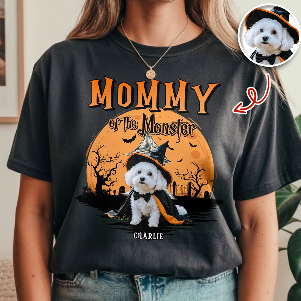 Mother Of Monsters Custom Dog Cat Photo Halloween Comfort Color Shirt CH07 899432