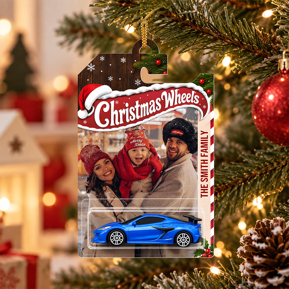 Personalized Santa Wheels Christmas Ornament Family Christmas Gift CH07 180600