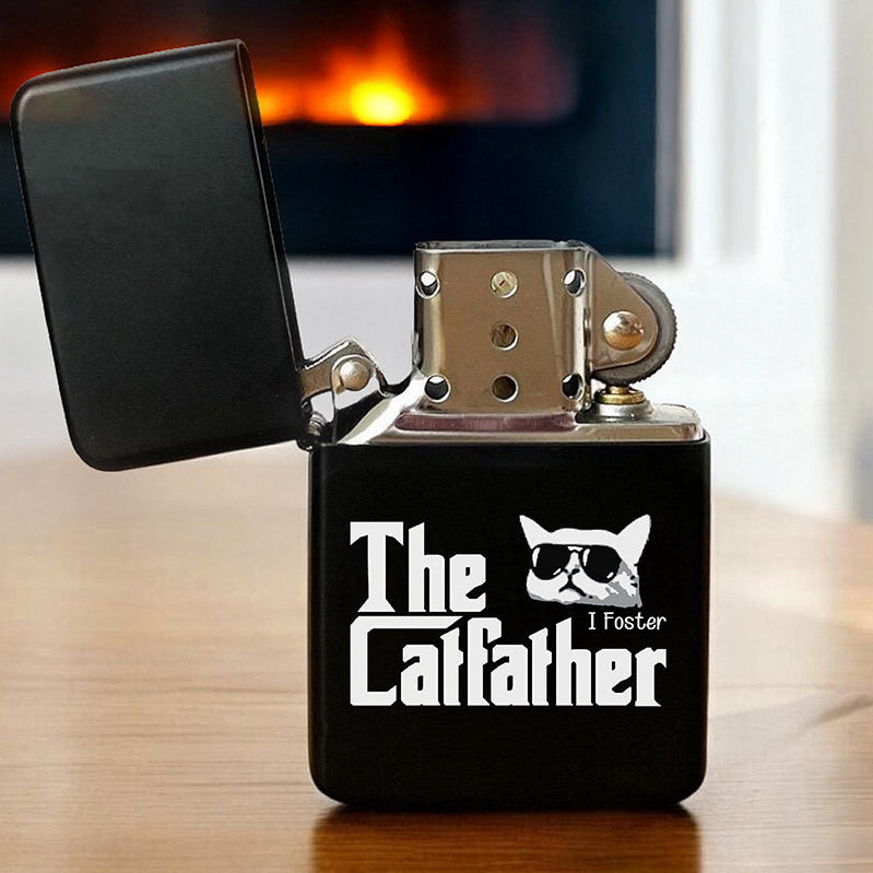 The Catfather Metal Lighter For Cat Lover TH10 896851