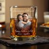 Custom Photo Forever Your Little Girl & Dad Christmas Print Rock Glass TA29 HO82 890488