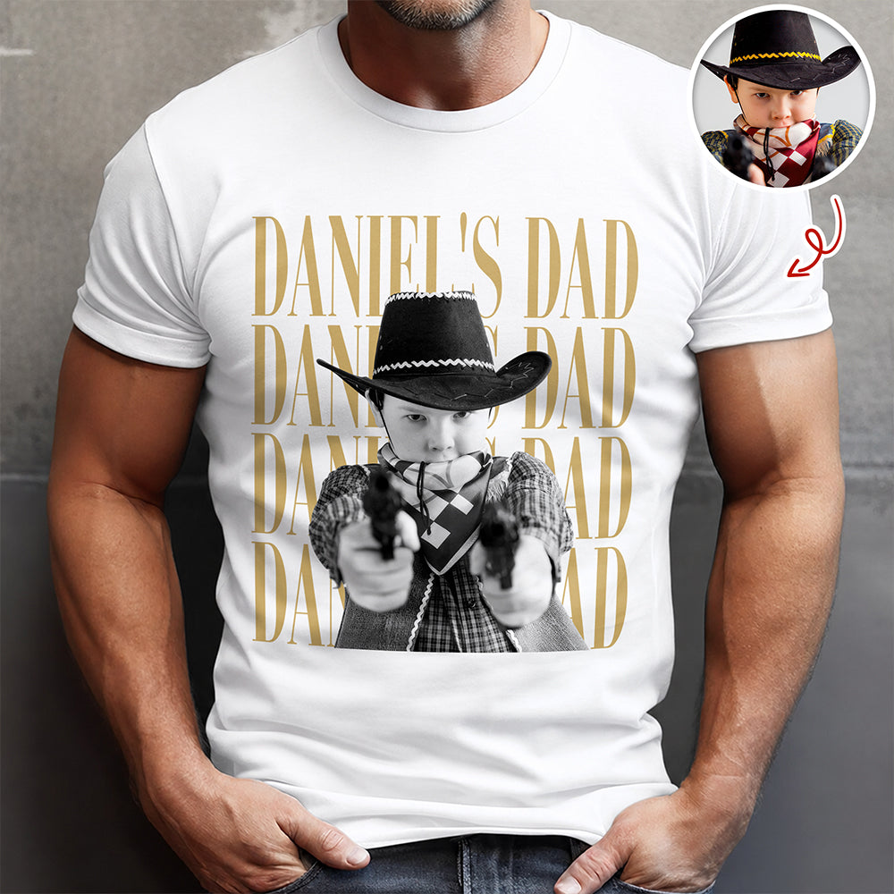 Personalized Vintage Photo Dad, Mom, Grandpa, Grandma Family Bright Shirt HA75 921394