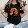 Custom Halloween Dog Photo Dark Shirt Spooky Season Shirt Dog Lovers Halloween Gift CH07 899428