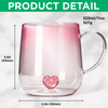 To My Mommy You Are My World - Personalized Custom Pink Gradient Glass Mug HO82 901988