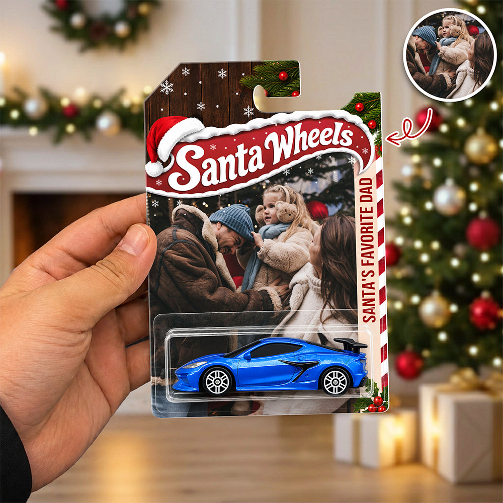 Personalized Santa Wheels Family Christmas Gift CH07 180324