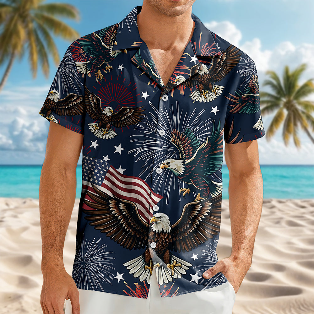 USA 250th Anniversary Eagle 1776-2026 Hawaii Shirt HA75 920852