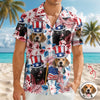 Custom Dog Cat Face Hawaii Shirt Personalized Aloha Shirt HA75 920208