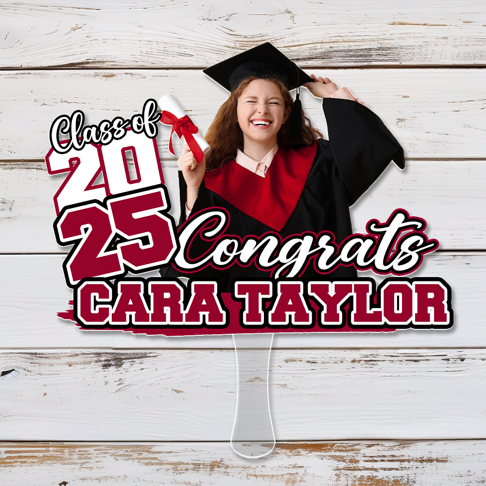 Custom Funny Face Congrats Graduation Perfect Gift Idea Face Fan LM32 893197