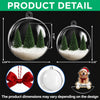 Custom Dog Photo & Name 3D Acrylic Ball Ornament CH07 180410