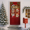 Custom Dog Photo Merry Christmas Home Decor Door Cover CH07 180622