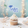 Personalised Class Of 2026 Glitter Bachelor Cap Cupcake Topper - Graduation Party Decorations for Graduates HO82 901492