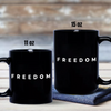 Charlie Kirk Freedom Black Mug HA75 64468