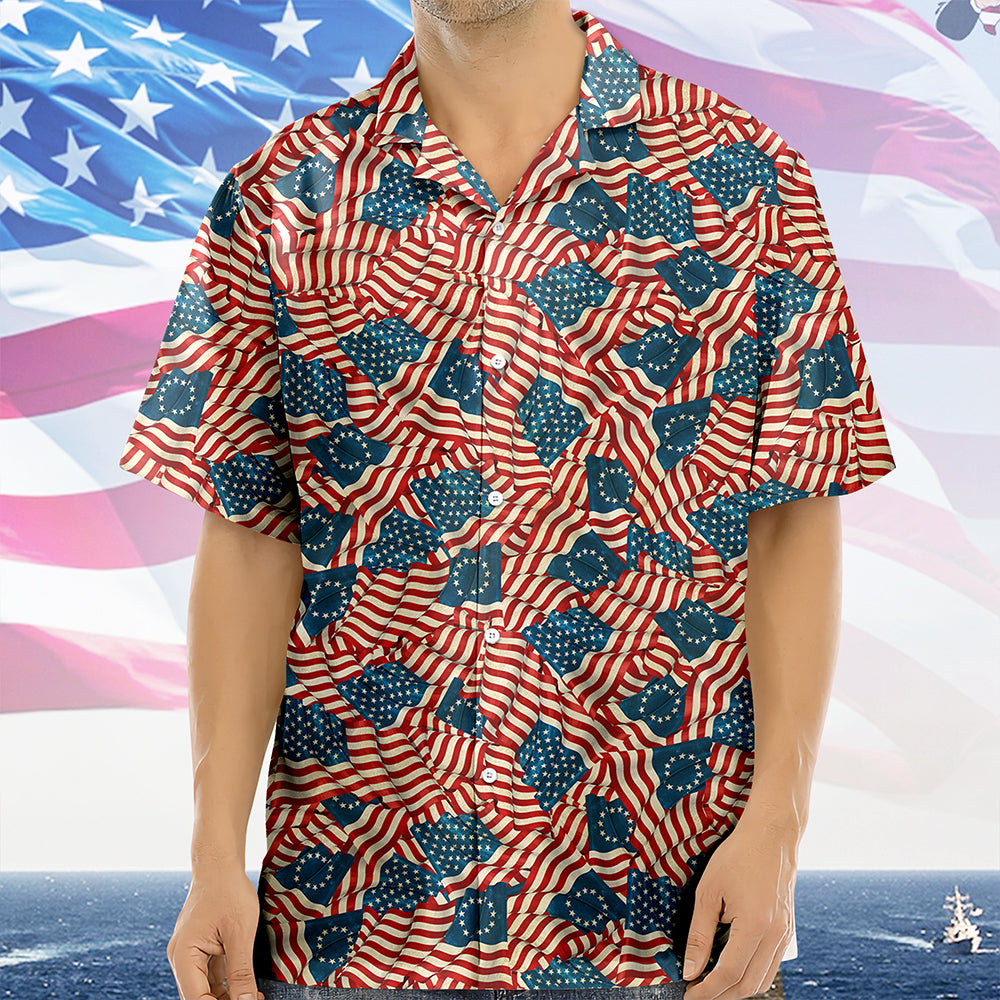 Personalized America 250th Birthday Hawaii Shirt HO82 901454