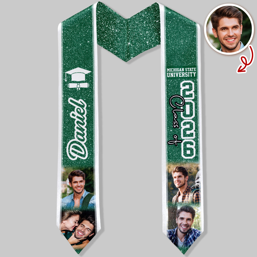 Personalized Photo Graduation Class of 2026 Stole Gift for Graduates HO82 901912