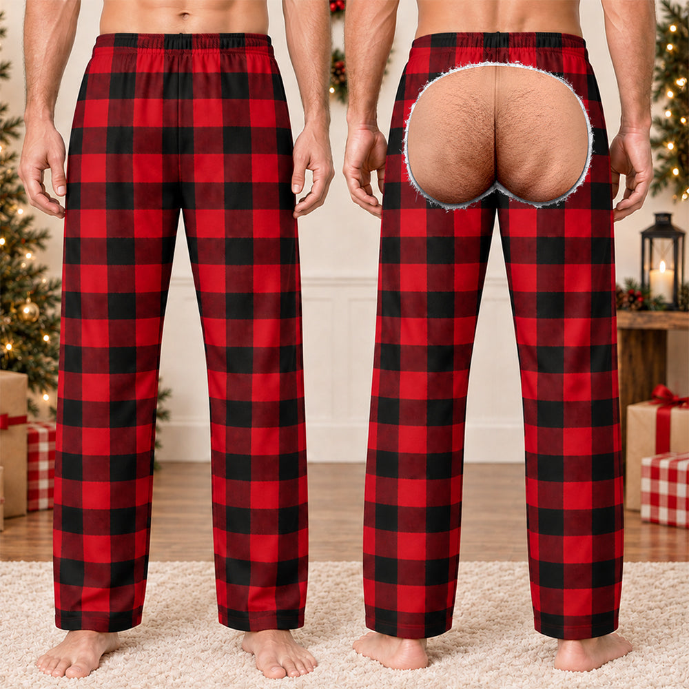 Custom Funny Fake Butt Christmas Sweatpants, Playful Christmas Gift for Family HA75 919288
