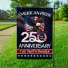 Custom Family Name American Pride Patriotic 250th Anniversary Eagle 1776–2026 Garden Flag HO82 900874