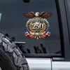 United States of America 1776–2026 Patriotic Eagle Emblem Car Window Decal Sticker CH07 910772